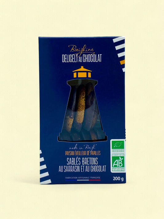 Délicelt choco | Sablés bretons au sarrasin et au chocolat