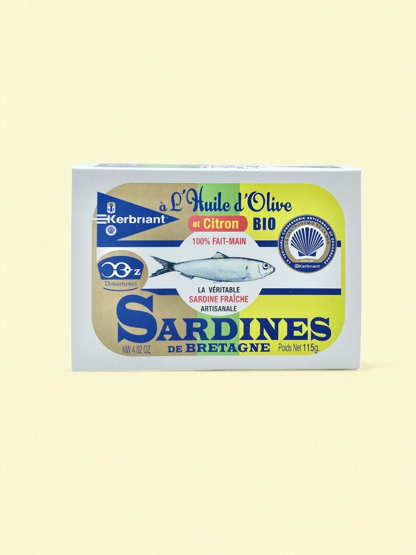 Sardines à l'huile d'olive et au citron