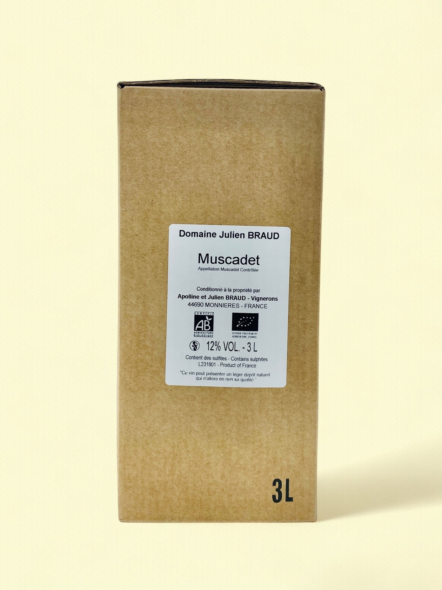 Muscadet | Vin blanc 3L/5L