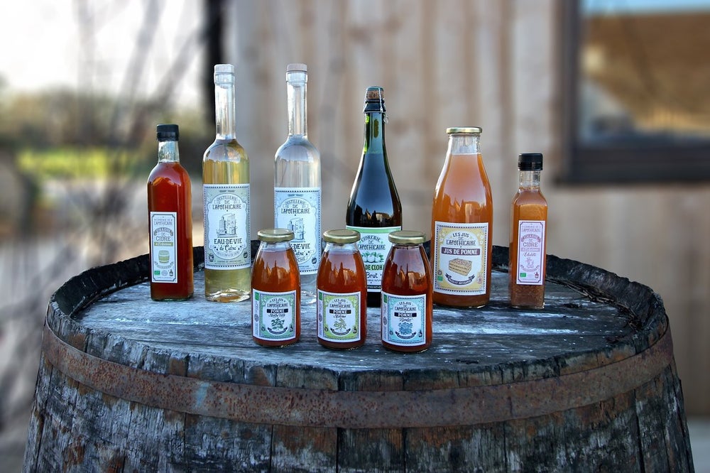 Jus de pomme infusé à la verveine