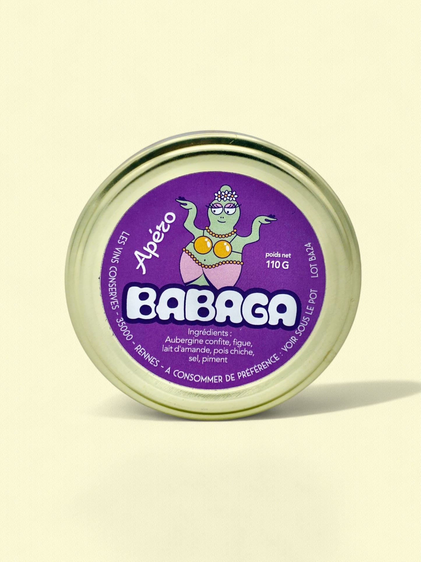 BABAGA | Tartinable d'aubergines confites