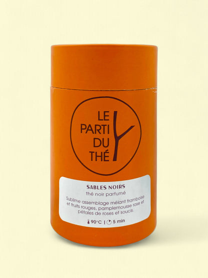 Sables noirs | Thé noir framboise, fruits rouges et pamplemousse