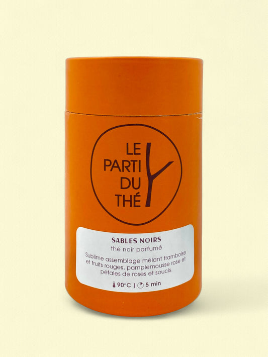 Sables noirs | Thé noir framboise, fruits rouges et pamplemousse