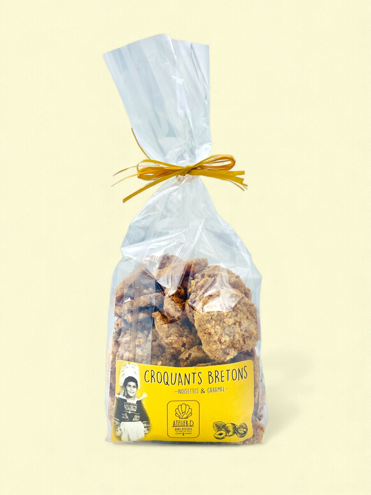 Croquants bretons aux noisettes et caramel