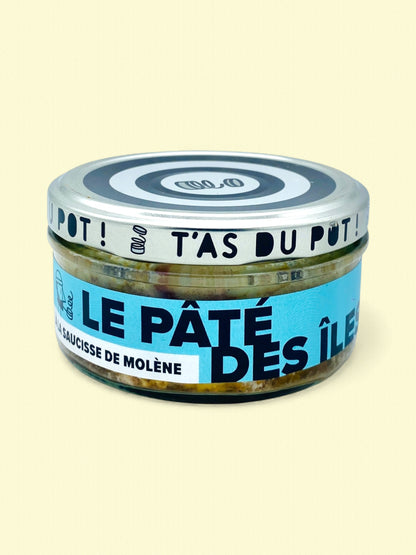 Le pâté des îles | Pâté de porc à la saucisse de Molène 130gr