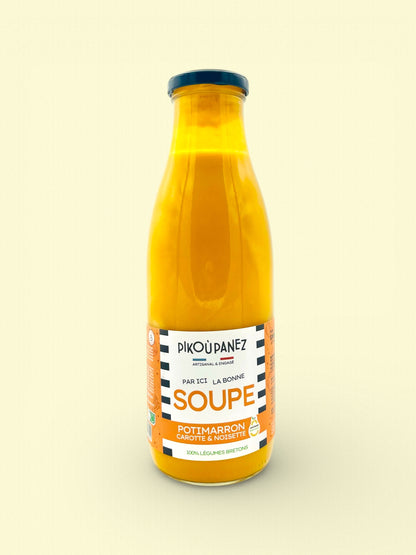 Soupe de potimarron, carottes, et noisettes | 750gr