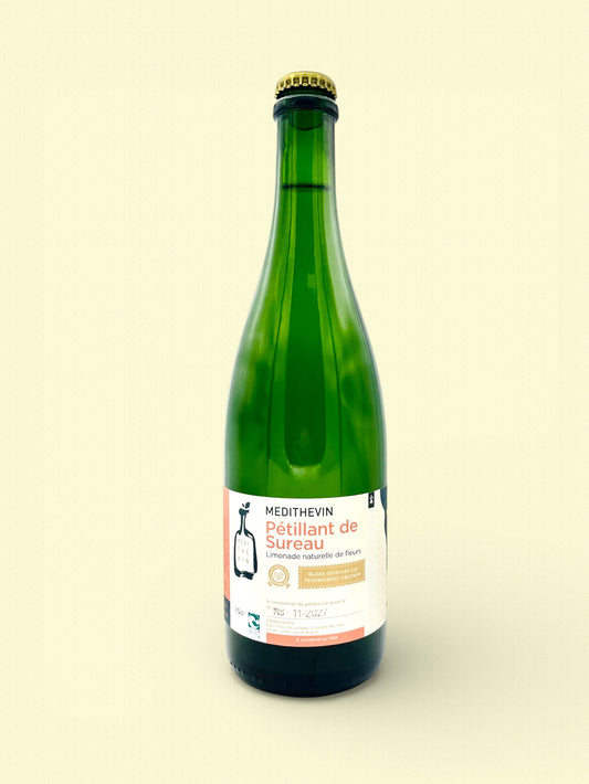 Petillant de sureau sans alcool | Limonade naturelle de fleur 75cl