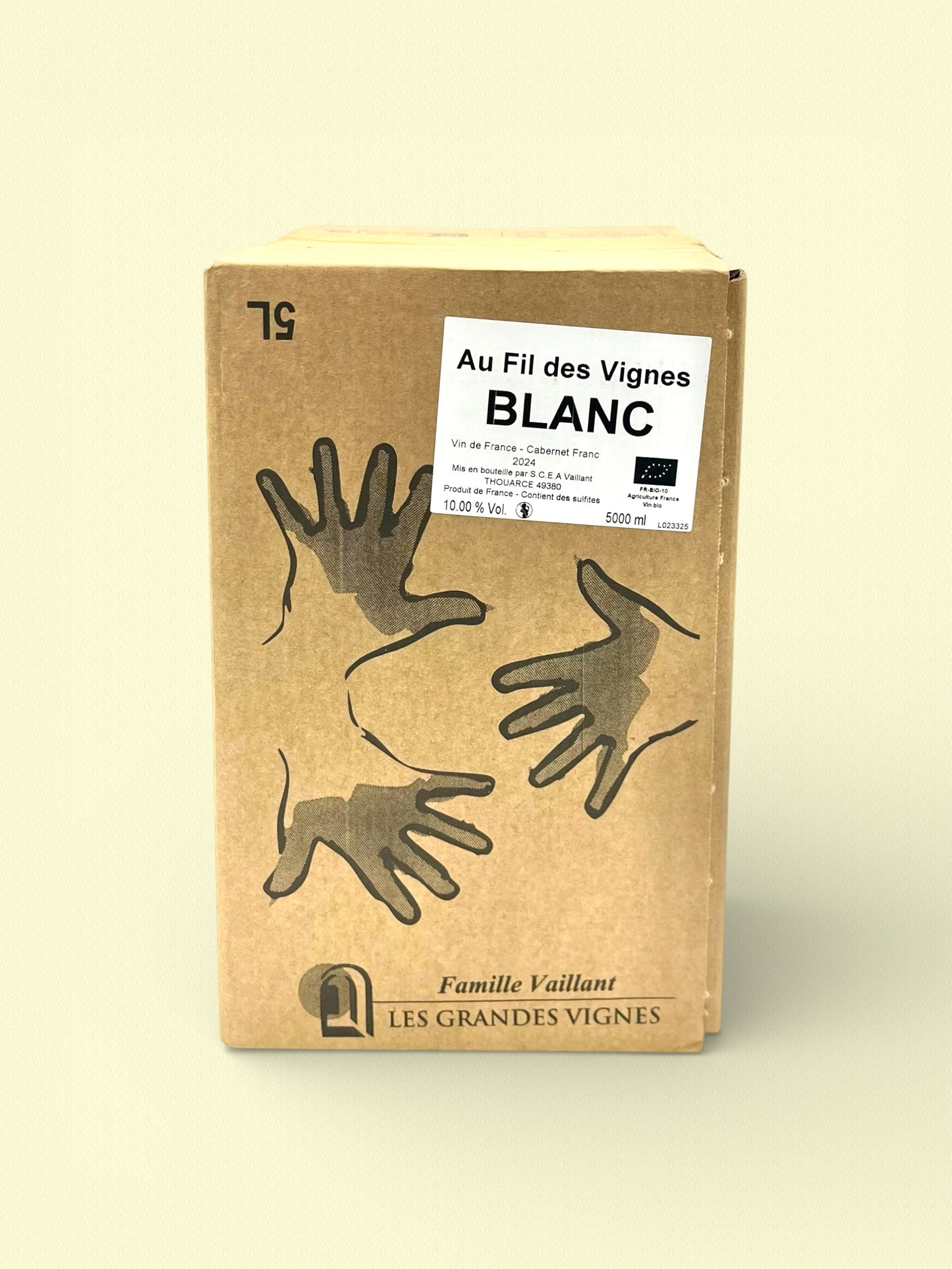 Au fil des vignes | Vin blanc 5L