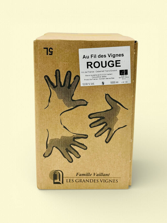 Au fil des vignes | Vin rouge 5L