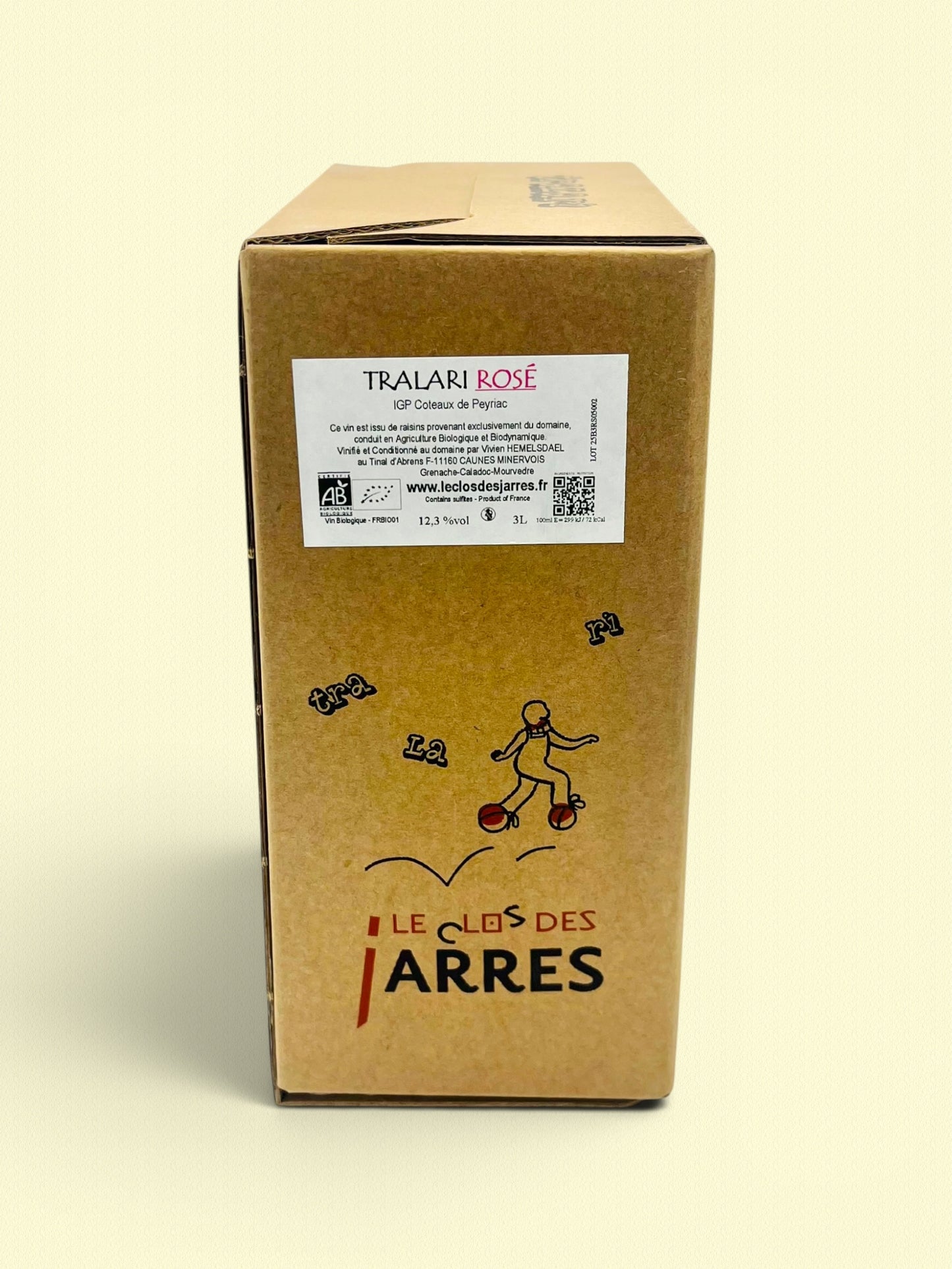 Tralari | Vin rosé cubi / bib 3L