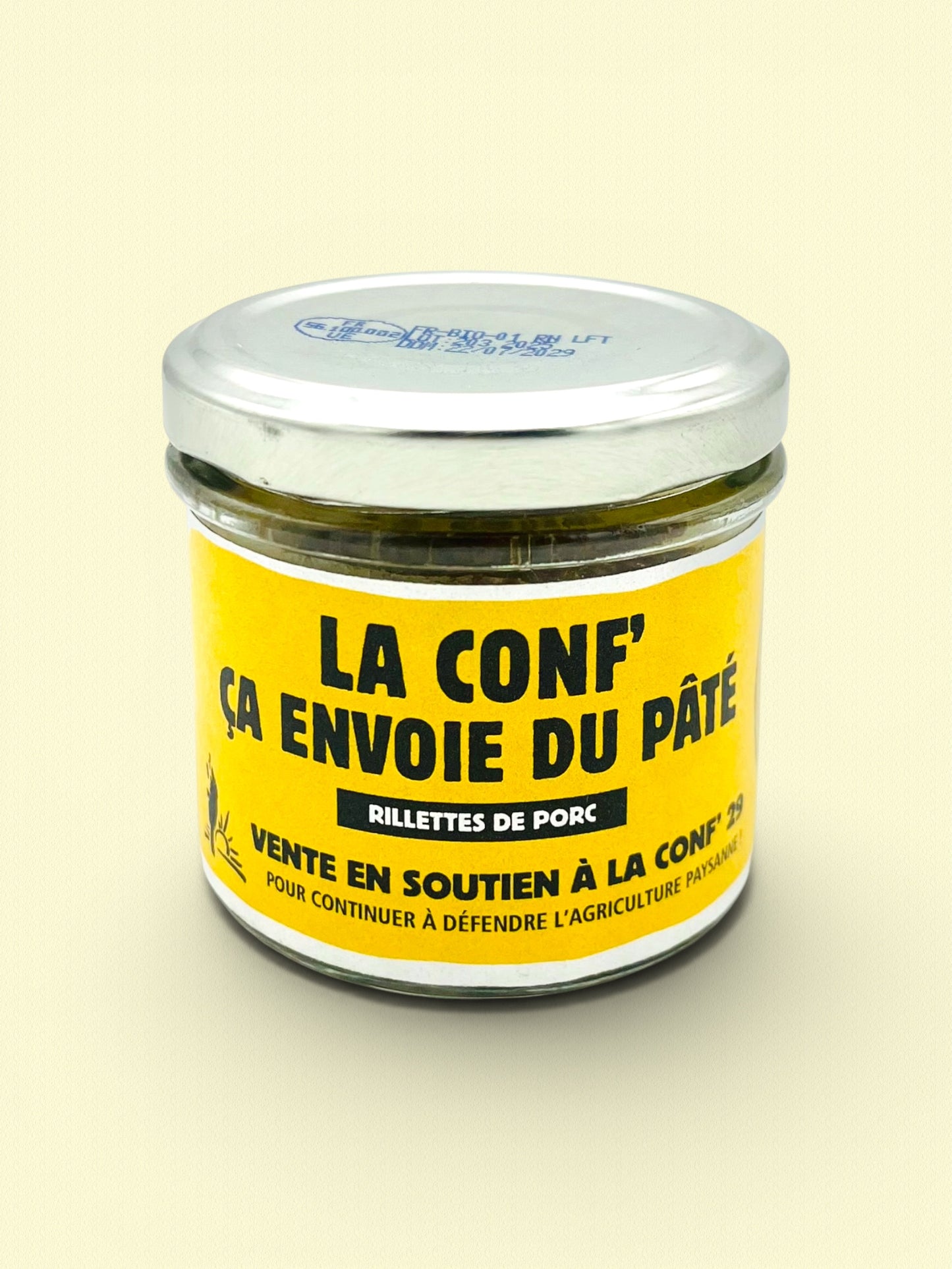 Rillettes de soutien à l'agriculture paysanne | Cochon bio de plein air