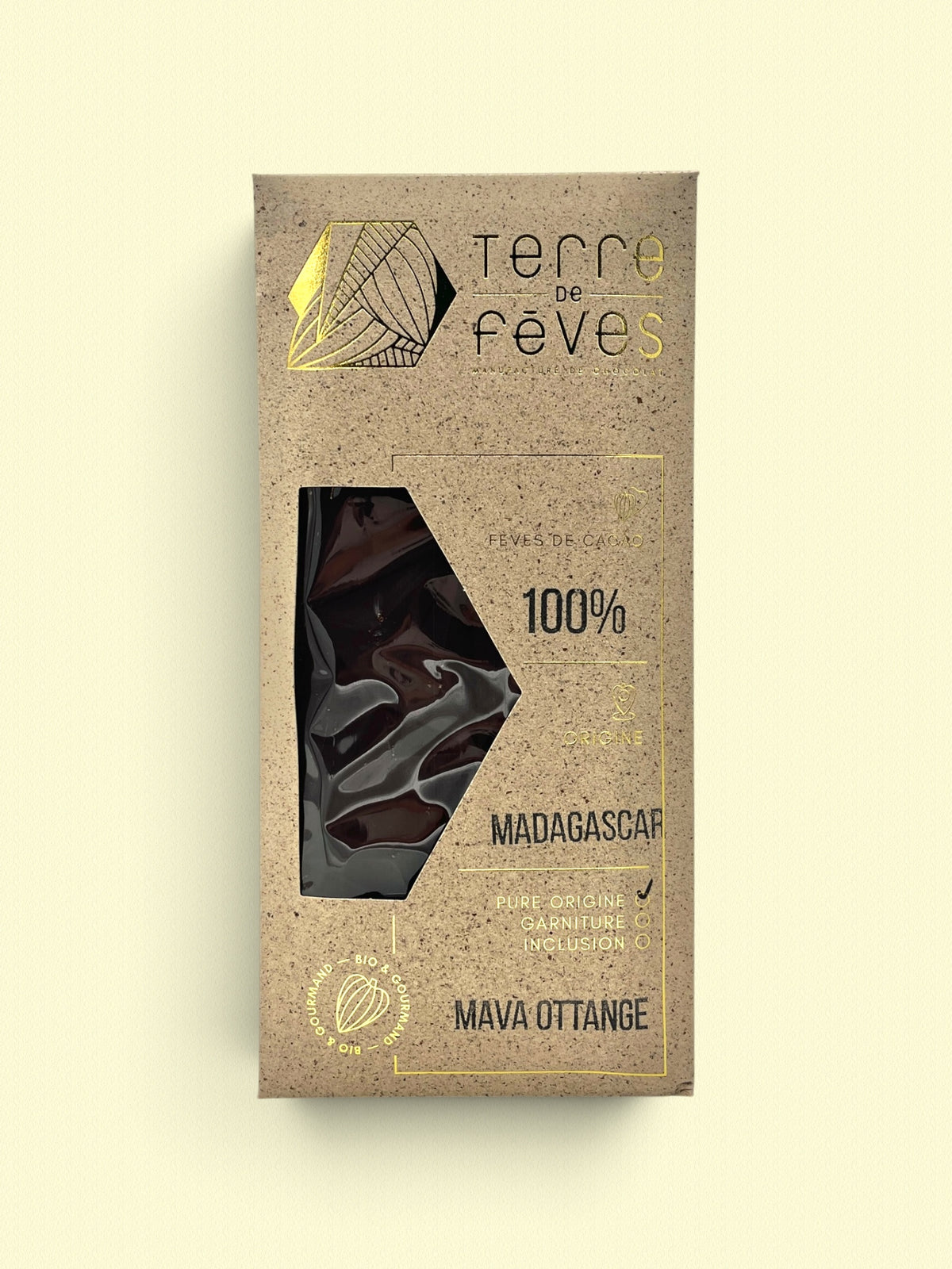 Chocolat noir 100% - Madagascar Mava Ottange pure origine