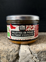 Rillettes de poule au piment d'Espelette